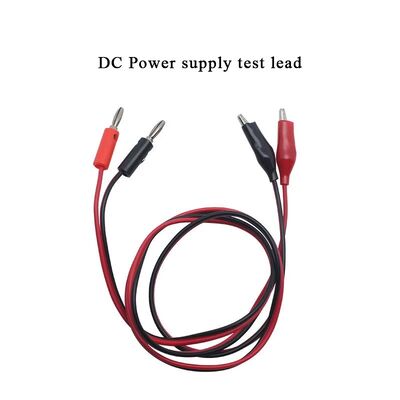 4mm Banana Plug to Alligator Clip Double End Test Lead Probe Cable for Laboratory School Teaching Aids Physics Electrical