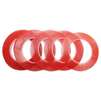 High Temp Strong Pet Polyester Mounting Red Film with Adhesive Roll Hemming Tape Double Side From Splicing 0.2mm Thick