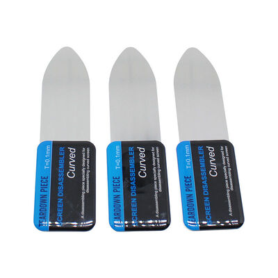 1.0mm Mobile Phone Curved Screen Disassembly Sheet Thin Flexible Card Ultra Disassemble Spudger Stainless Steel Repair Tools