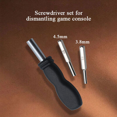 Precision Steel Security Screwdriver Bits Gamebit 3.8mm 4.5mm Slim Console Screwdriver Set for NES SNES N64 NGC GB Repair Tool