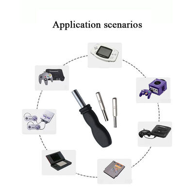 Precision Steel Security Screwdriver Bits Gamebit 3.8mm 4.5mm Slim Console Screwdriver Set for NES SNES N64 NGC GB Repair Tool