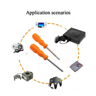 3.8Mm 4.5Mm Slim Console Security Screwdriver Bits Gamebit With Handle for NES SNES N GC SEGA Game Cartridge G3.8mm G4.5mm Bit