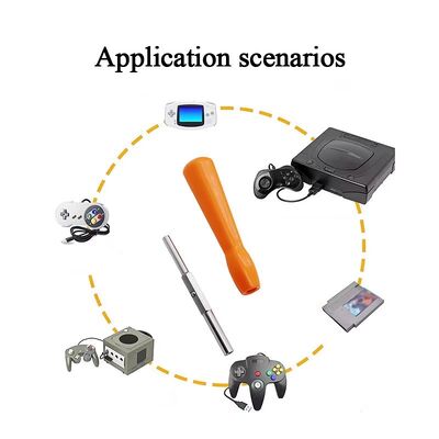 Open Tool 2-in-1 Dual-Ended 3.8mm 4.5mm Security Bit Screwdriver Compatible with for Nintendo NGC SFC N64 for SEGA GameBoy NES S
