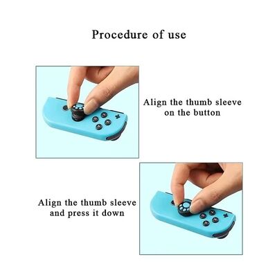 China Cat Paw Rubber Silicone Game Handle Controller Joystick Thumb Stick Grips Caps Cover Case for NS Joycon OLED 3DS LITE