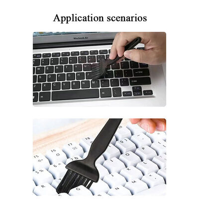 6pcs Multi Size Portable Keyboard Cleaning Brushes Kit With Anti Static Tweezers Handle Cleaning Brush Small Gaps Computers