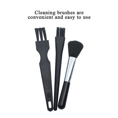 Small Portable Plastic Handle Nylon Anti Static Bristle Brushes Computer Keyboard Safe Cleaning Brush Kit Tools