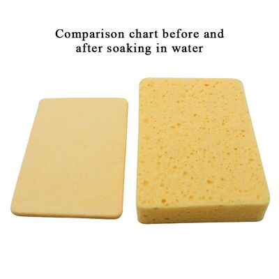 Multicolor Compressed Dish Wash Cellulose Sponge Eco Friendly Biodegradable Kitchen Dishes Washing Cleaning for Sponges