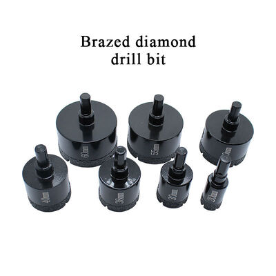 Dia 6-60mm  Golden Brazed Diamond Drill Bit Hole Saw Drilling Bit for Granite Marble Ceramic Tile Glass