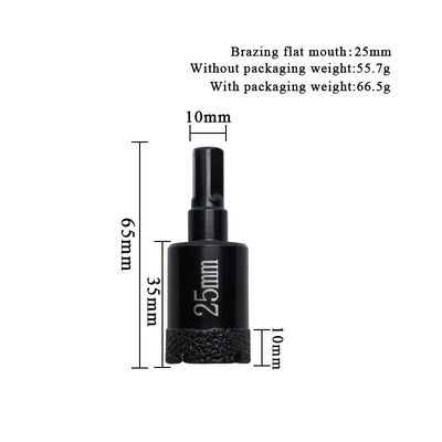 Dia 6-60mm  Golden Brazed Diamond Drill Bit Hole Saw Drilling Bit for Granite Marble Ceramic Tile Glass