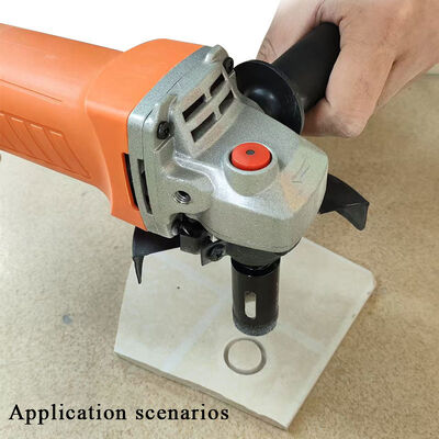 M14 6-55MM Vacuum Brazed Diamond Hole Saw Drill Bit for Porcelain Tile Marble Granite, Dry/Wet Core Bit for Angle Grinder
