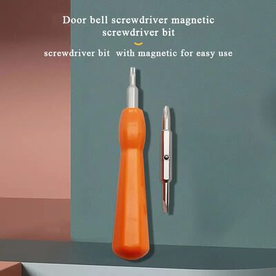 Household Safety Repair Tool Double End Doorbell Screwdriver T6 TR15 Torx Ring Door Bell Magnetic Screwdriver Kit for Repair