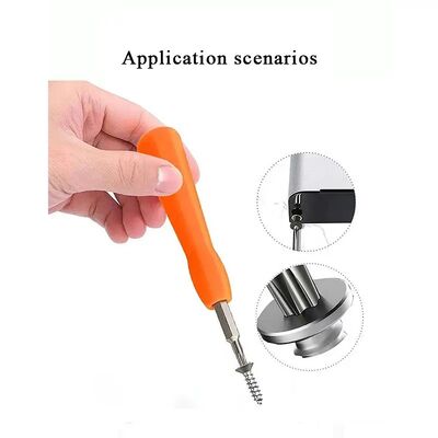 Household Safety Repair Tool Double End Doorbell Screwdriver T6 TR15 Torx Ring Door Bell Magnetic Screwdriver Kit for Repair