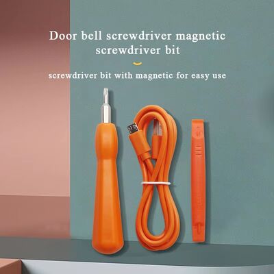 Household Dual-purpose T6 and TH15 Double-end Bit Torx Head Interchangeable Screwdriver for Ring Doorbell Repairing