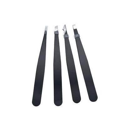 Professional Stainless Steel Tweezers for Personalised Beauty Instruments Slanted Sharp Pointed Eyebrow Tweezers Set