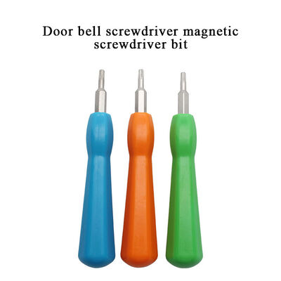 Household Durable Exchangeable Portable Double End Bit T6 T15H Torx Ring Doorbell Magnetic Screwdriver Door Bell for Repair