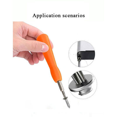 Exchangeable Double End Prime Head T6 TR15 Torx Ring Doorbell Premium Precision Magnetic Screwdriver Replacement Tool Kit