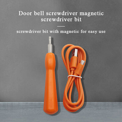 TT-615 Household Dual-purpose T6 and TH15 Double-end Bit Torx Head Interchangeable Screwdriver for Ring Doorbell Repairing