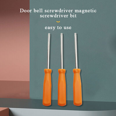Doorbell T15H Security Tamper Proof Screwdriver Tee Ring Doorbell Torx Screwdriver With Hole Magnetic Screw Bit Driver