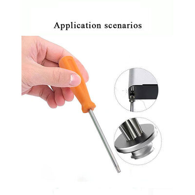 Doorbell T15H Security Tamper Proof Screwdriver Tee Ring Doorbell Torx Screwdriver With Hole Magnetic Screw Bit Driver