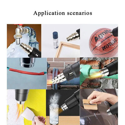 Hot Air Gun Hand Held Fan Fittings Universal Special Nozzle Flat Three Section Five Section for Heat Gun Welding Nozzles Kit
