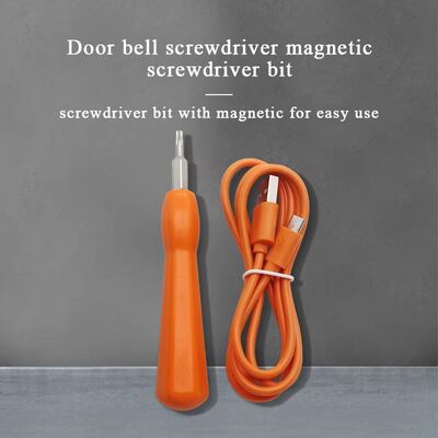 Household Dual-purpose T6 and TH15 Double-end Bit Torx Head Interchangeable Screwdriver for Ring Doorbell Repairing