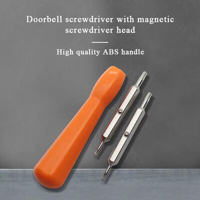 Household Doorbell Magnetic Screwdriver With 2Pcs Double Head T6 T15 Torx Bit for Battery Change Fit Ring Cable Doorbell Repair