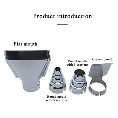 Hot Air Soldering Gun Hand Held Fan Fittings Special Nozzle Flat Three Section Five Section for Heat Gun Welding Nozzles Kit